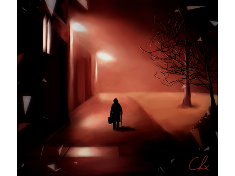 red monochromatic thing