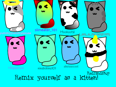 Remix yourself as a kitten! remix