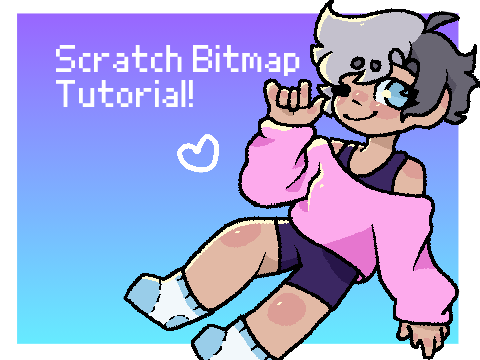 how I scratch bitmap!
