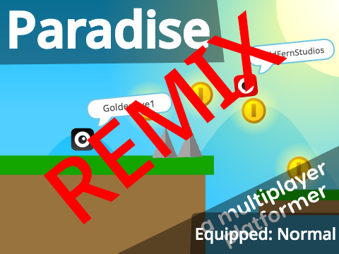 Paradise || a multiplayer scrolling platfomer #games remix-2