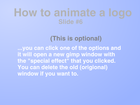 How to animate a logo