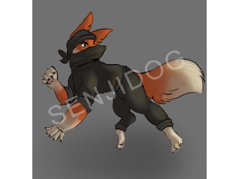 Digital Painting!(Sly as a Fox)