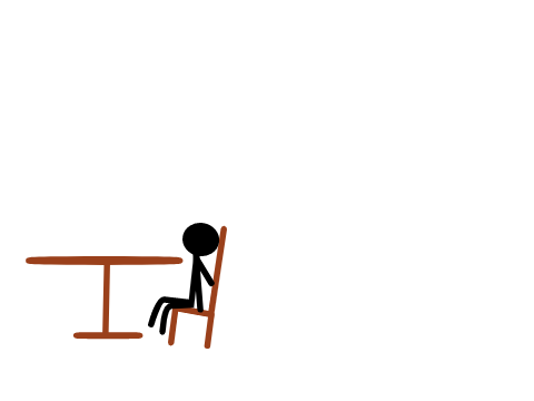 Dont EVER lean on chairs