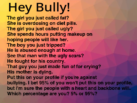 Remix this if you are against bullying remix remix remix remix remix remix
