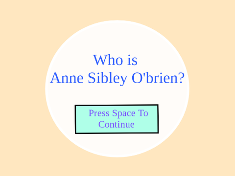Anne Sibley O'brien