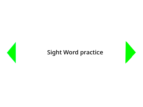 sight word practice