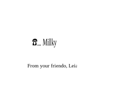 ☎...Millky