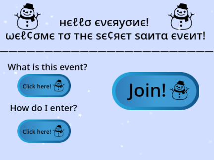 ❄Secret Santa❄ EVENT