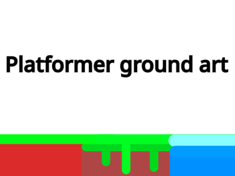 Platformer ground art                         #Art #All