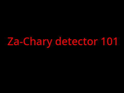 Za-Riables (Za-Chary detector)
