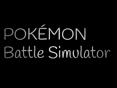 Pokémon Battle Simulator (3D)