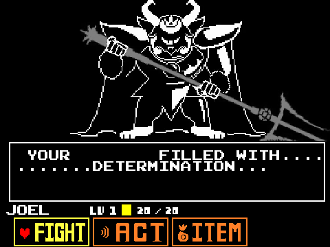 Undertale Asgore Fight 