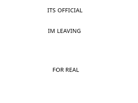 bye