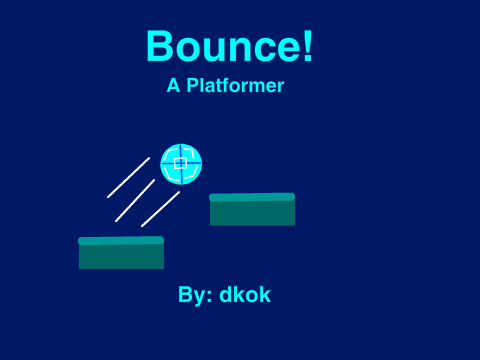 BOUNCE! A Platformer