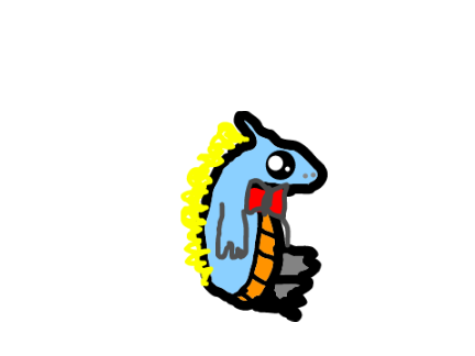 Flamingbitzchard  drawing