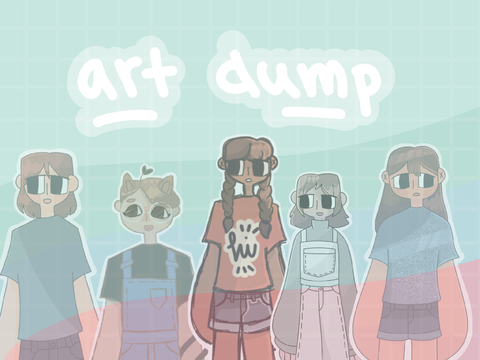 a huge art dumpity dump c':