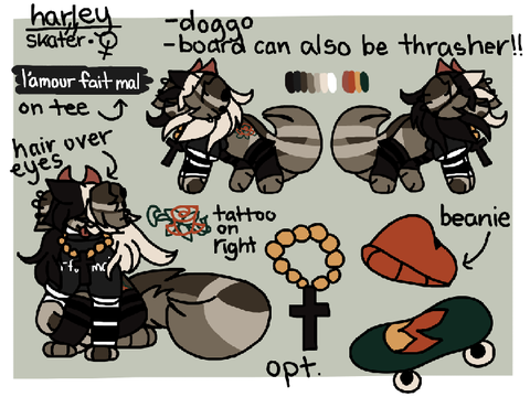 ref sheet for @boba_drink <33