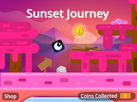Sunset Journey || A Scrolling Platformer #games #music #art #all