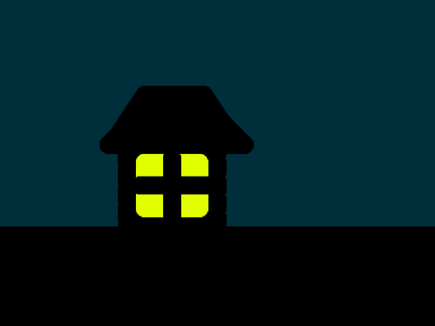 House in the Night | Pen Art