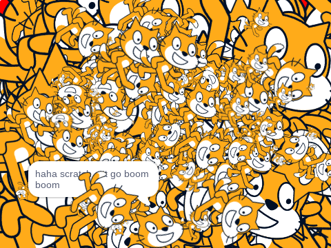 haha scratch cat go brr