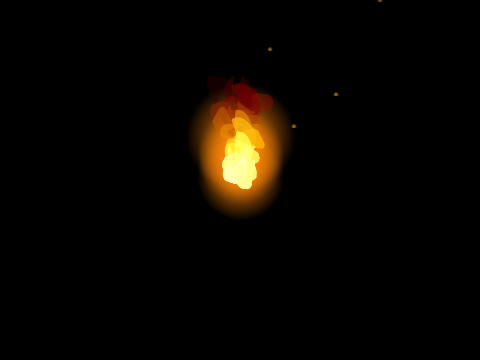 Fire Effect With Sparks - UPDATED