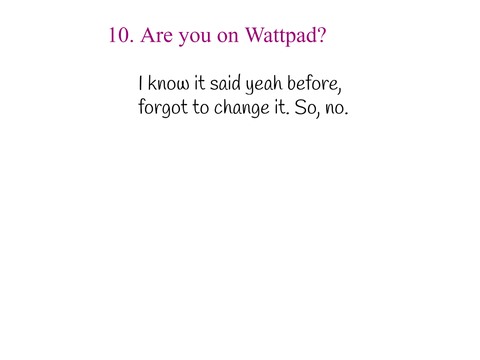 30 Questions - My Answers