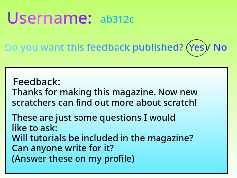 My Feedback