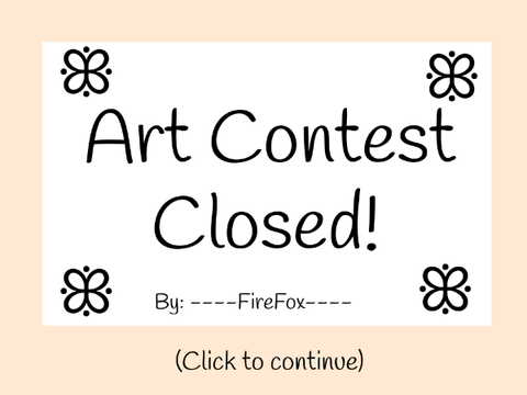 ➳ Art Contest ll CLOSED!!!