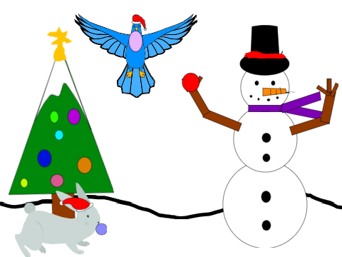 Winter/Holidays Scene
