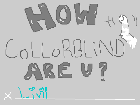 How CoLLoRBLiND Are You? remix
