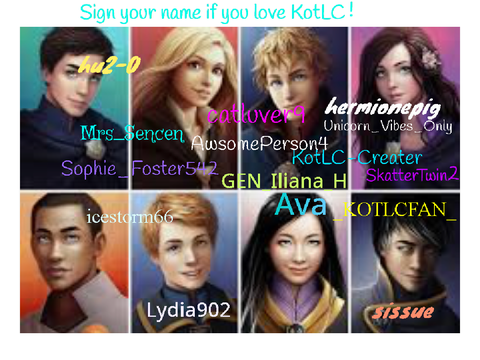 Sign your name if you love KOTLC!!remix remix remix