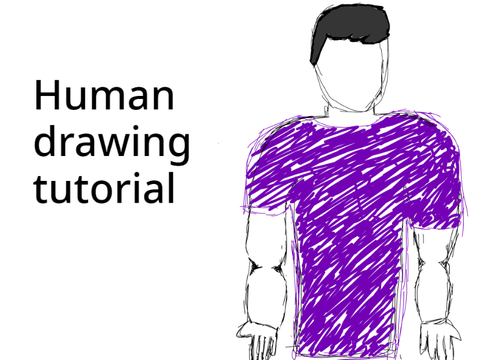 Human drawing tutorial