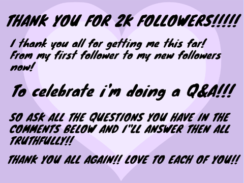 Thank you for 2K!!!
