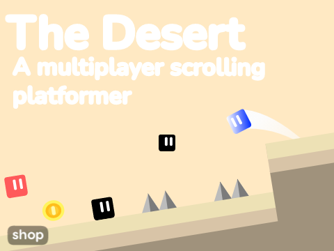 The Desert- a multiplayer scrolling platformer #games #tutorials #all