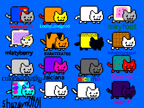 add yourself as a nyan cat remix