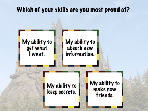 Hogwarts House Quiz - Starter Project remix