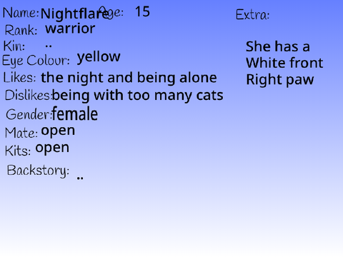 ★ Mountainclan ~ Nightflare ★  