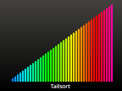 Tailsort -- The Sound of Sorting