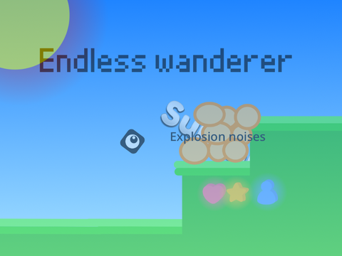 Endless wonderer - a scrolling platformer - mobile friendly
