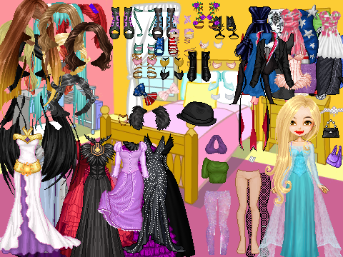 dress up party in room