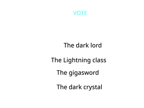 Vote
