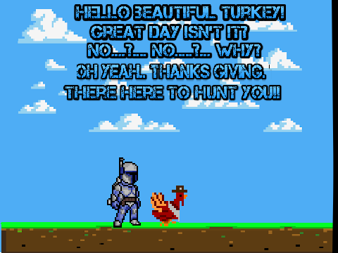 turkey chase!