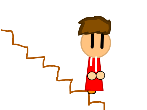 Me go oof down the stairs. I sung this. with better grafics