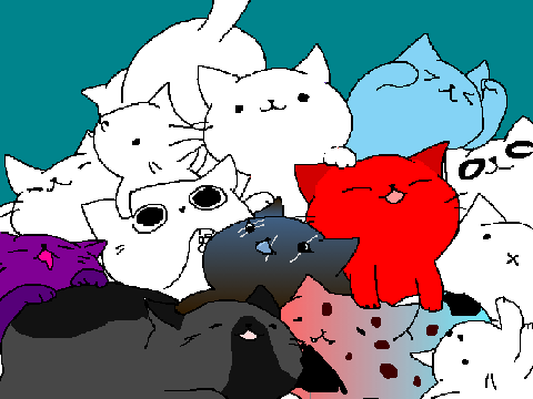 Add yourself In a cat pile!  remix remix remix remix