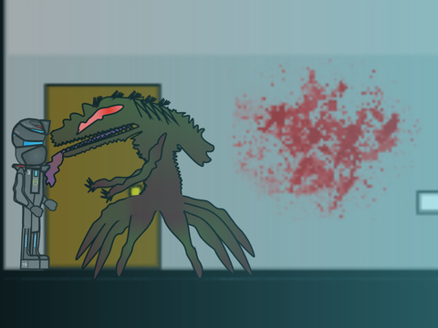 Alien AI + Scrolling Map + Soldier