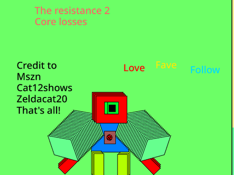 the resistance (2) corelosses