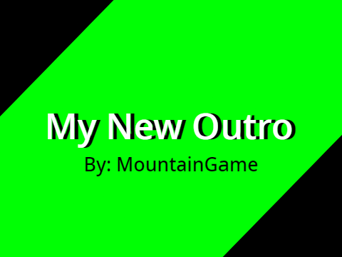 New Outro! || #Art #Animations #Outro