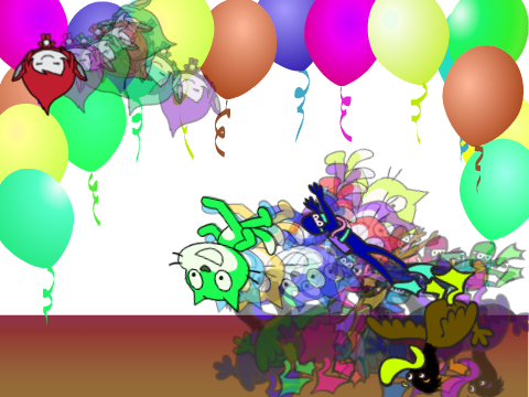 CRASY RAINBO MAJICL SPINNING THINGS
