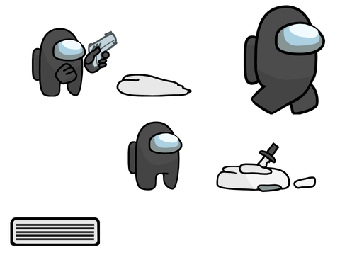 Among us animations for @Imposter_dab