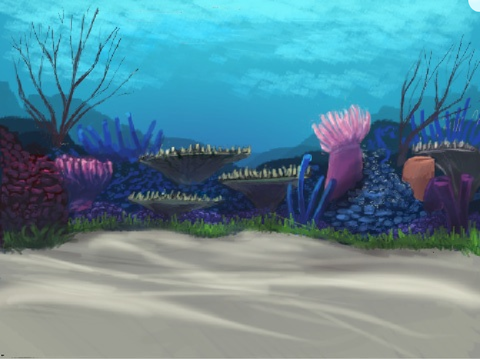 Interactive underwater + galaxy version 